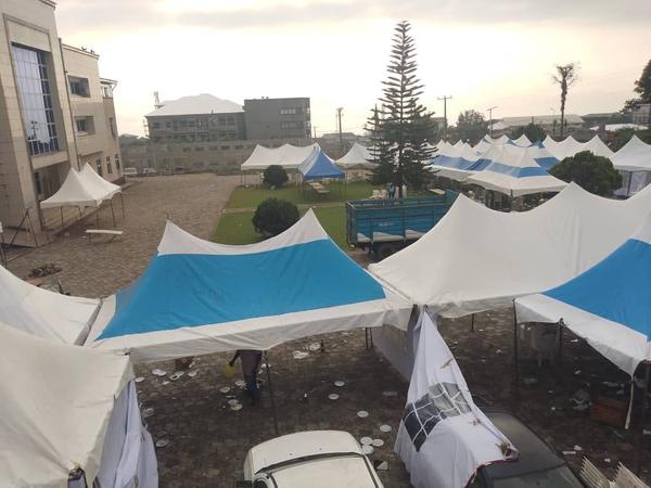 Fonanyi event setup in Buea