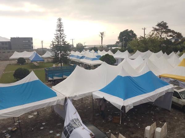 Fonanyi event setup in Buea