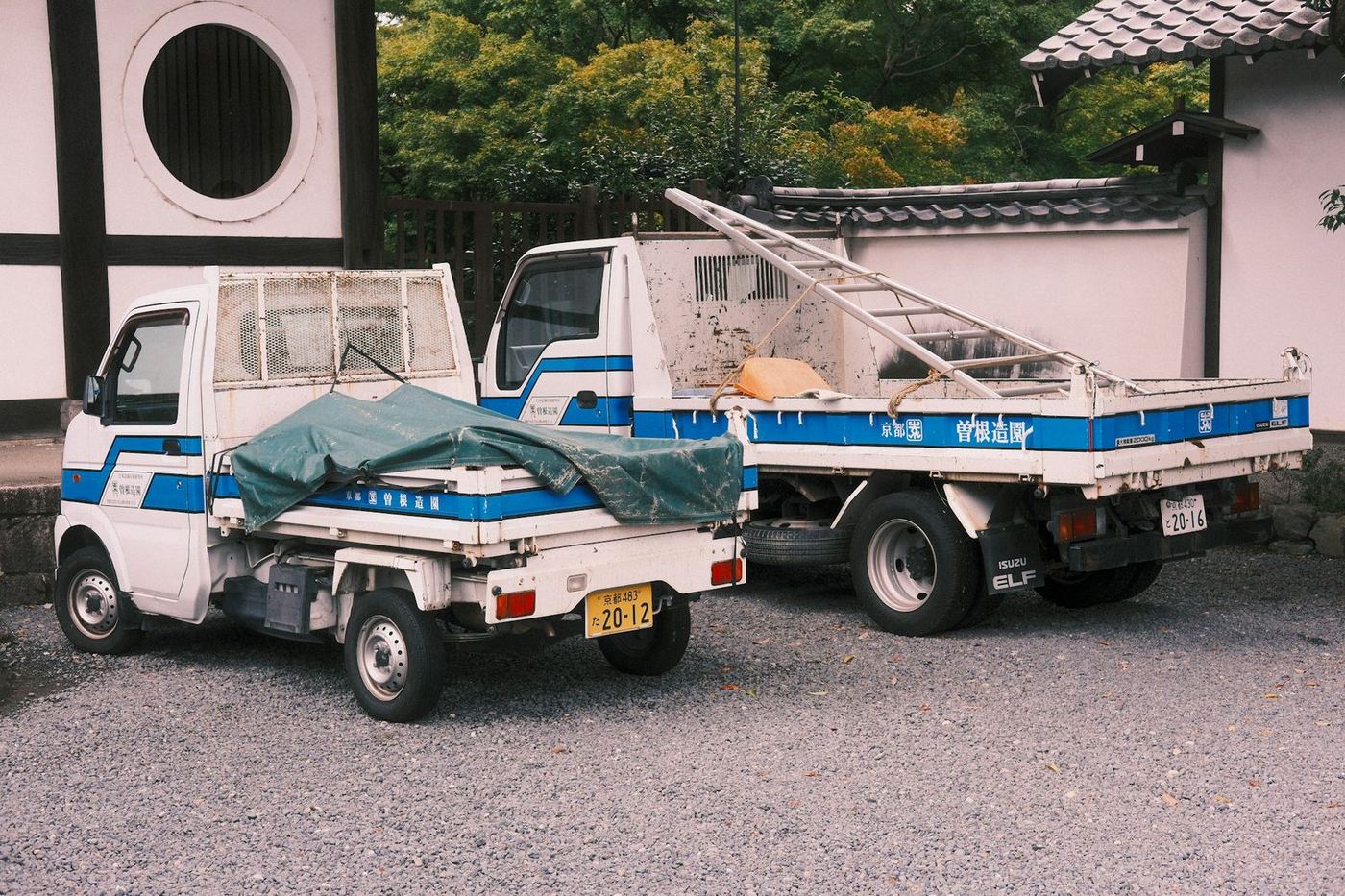 K-trucks lined up and ready to load